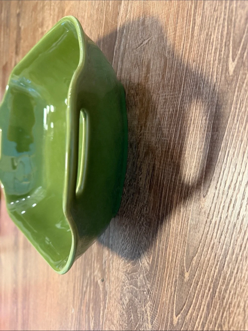 Crate&Barrel glossy olive